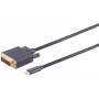 DVI-D USB Type-C -kaapeli ShiverPeaks BS10-58025 1 m