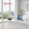 Steckdosenleiste MACLEAN MCE389 B — 6 pistorasiaa, 4×USB-A + 1×USB-C, 110–240V, 2,1A, 2500W, 1,5 m kaapeli, musta