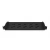 Lanberg AK-1014-B 19 tuuman hylly 1U 483x220 mm, 25 kg, musta