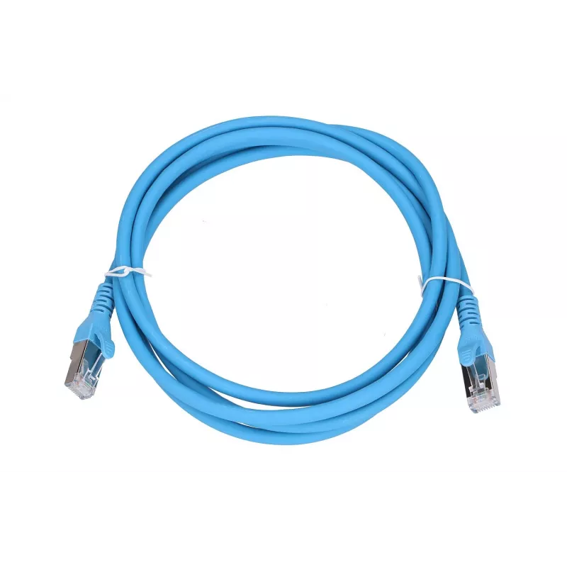 Extralink Cat.6A S/FTP LAN patch-kaapeli 2m, kupari verkkokaapeli twisted pair 10Gbit/s