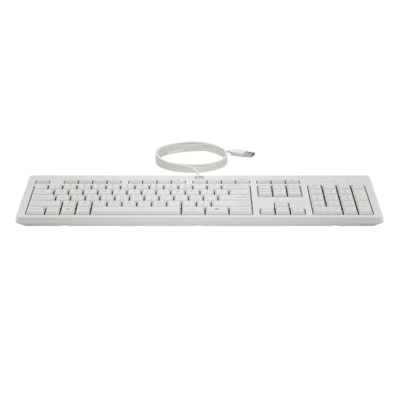HP 225 G2 USB -näppäimistö ja -hiiri -yhdistelmä, Copilot-painike – Cashmere White – ESTNISCH