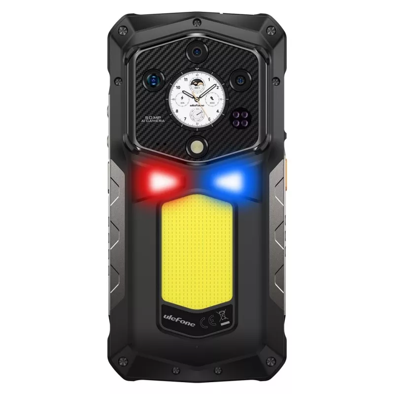 Älypuhelin UleFone Armor 29 Ultra 5G 6,58 tuumaa 16 GB/1 TB musta, energiatehokkuusluokka A