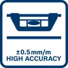 Bosch Professional 1600A01V3Z kevytmetallinen vesivaaka, 120 cm, kapea