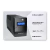 Qoltec Monolith UPS kaksoismuunnos online 0,65 kVA 360 W 2 pistorasiaa
