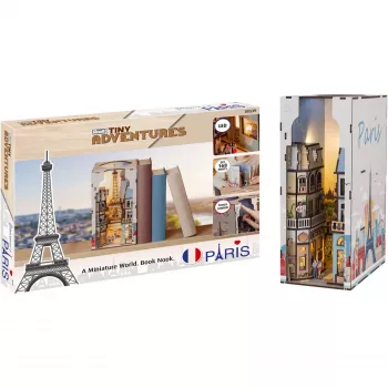 Askartelusarja REVELL Tiny Adventures ”Paris” — pienoismalli paperista, luova harrastus