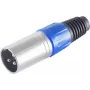 ShiverPeaks S/CONN maximum connectivity XLR-pistoke, sininen, 55002-B