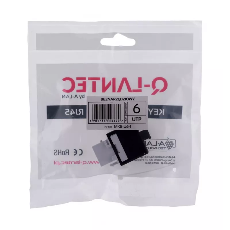 Alantec MKB-U6-1 RJ45 keystone-moduuli