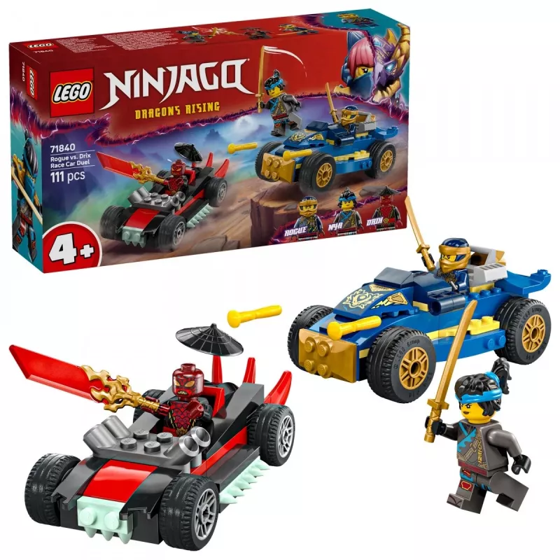 Palikat Ninjago 71840 Renn-Duell Rogue vs. Drix