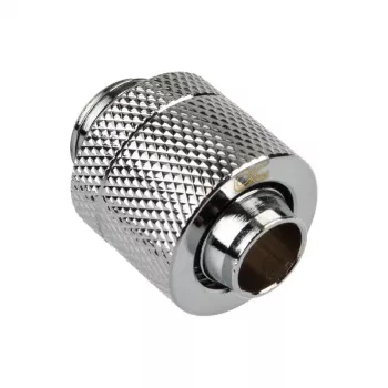 Alphacool Eiszapfen liitin suora G1/4 tuuma uros 13/10 mm – kromi hopea