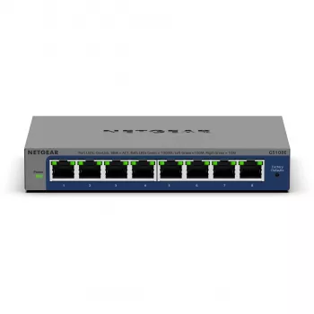 NETGEAR GS108Ev4 Unmanaged L2/L3 Gigabit Ethernet (10/100/1000) harmaa