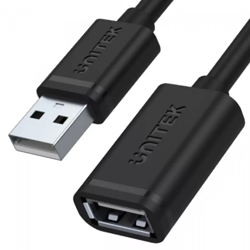 USB-kaapeli UNITEK Y-C447GBK 0,5 m USB 2.0 musta