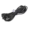 Akyga AK-PC-05C virtajohto, CEE 7/7 - IEC C13, kupari 3 x 1 mm², 5 m, musta