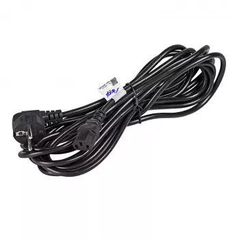 Akyga AK-PC-05C virtajohto, CEE 7/7 - IEC C13, kupari 3 x 1 mm², 5 m, musta