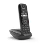 Analogi-/DECT-puhelin Gigaset AS690 numeronäyttö langaton käsiluuri musta