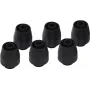 Alphacool HF ruuviliitin TPV - 12,7/7,6 mm suora - musta - 6 kpl:n pakkaus (17453)