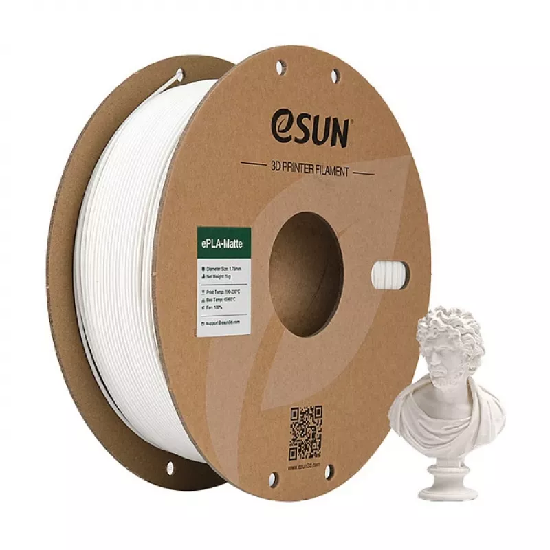 Esun EPLA-MATTE 1,75 mm MAIDONVALKOINEN 1 kg