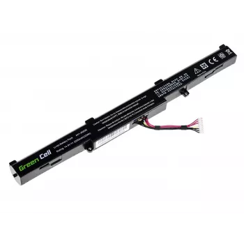 Green Cell AS77 akku ASUS A41-X550E:lle (X550, F550, K550, R510), Li-Ion 14,4 V 2200 mAh, 4 kennoa, musta