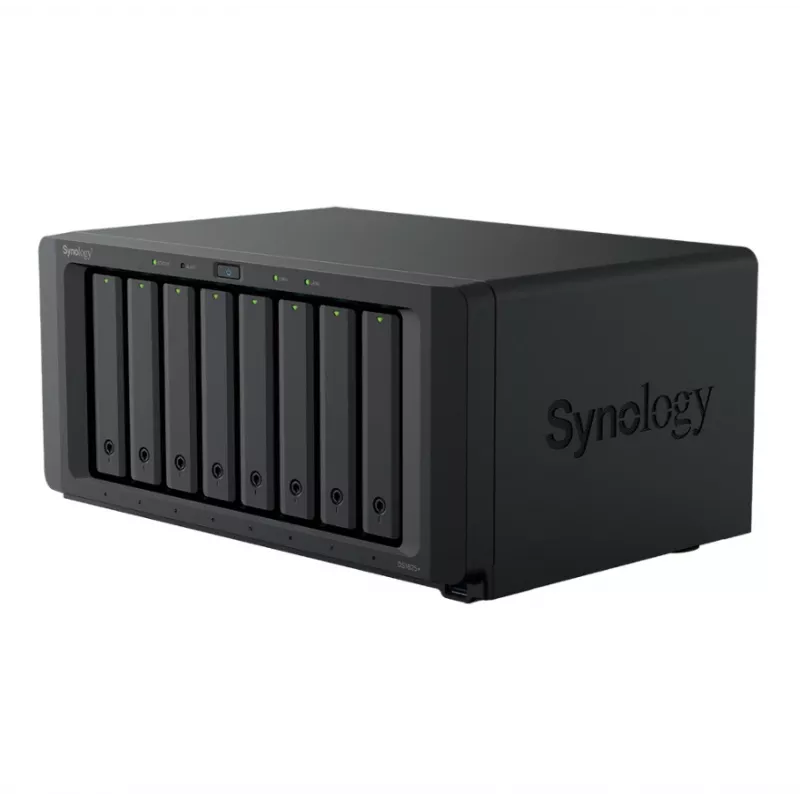 Synology DiskStation DS1825+ NAS/tallennuspalvelin Ryzen Embedded V1500B 8 GB DDR4 0 TB musta