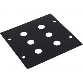 Omnitronic Modul 2HE paneeli 6x jakkiliittimellä, 88×88 mm