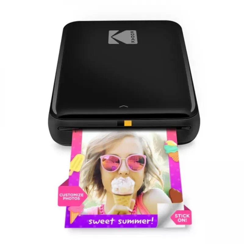 Kodak STEP kannettava pikavalo-kuvatulostin väri ZINK 2x3'' 1 ppm, Bluetooth, musta