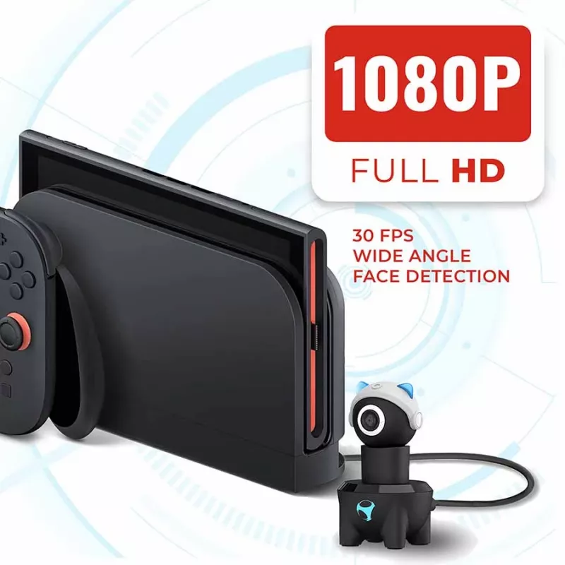 Subsonic Playcam 1080 2in1 HD-minikamera Nintendo Switch 2:lle vaaleansininen