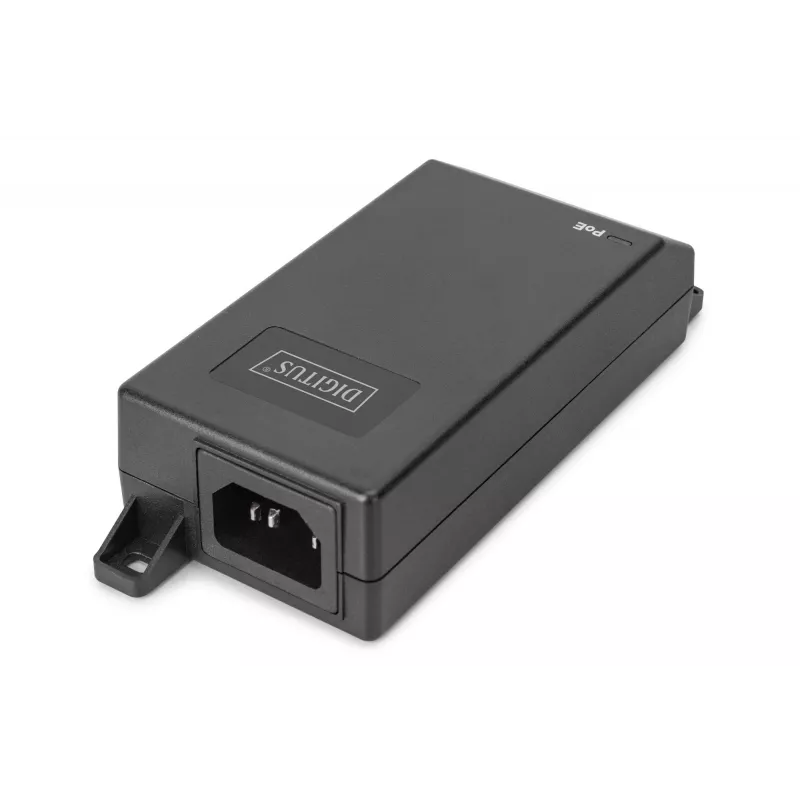 Digitus Gigabit Ethernet PoE+ -injektori 802.3at 30 W musta