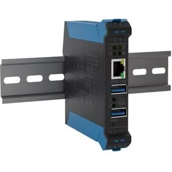 Laite-palvelin SEH INU-100 M07210 DIN-kiskoasennukseen 1x Ethernet-portti