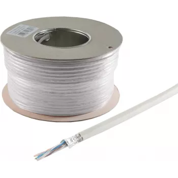 Ethernet-kaapeli ShiverPeaks CAT5E S-FTP 100MHz, 100 m rulla, 2x4 AWG24 johdin