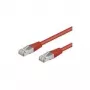Wentronic Goobay CAT 5e liitäntäkaapeli, SF/UTP, punainen, 10 m - CCA kuparisekoitus (68037)