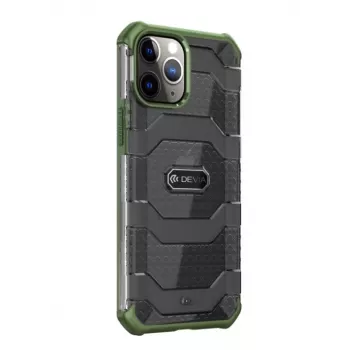 Iskunkestävä kotelo Devia Vanguard iPhone 12 Pro Max, vihreä
