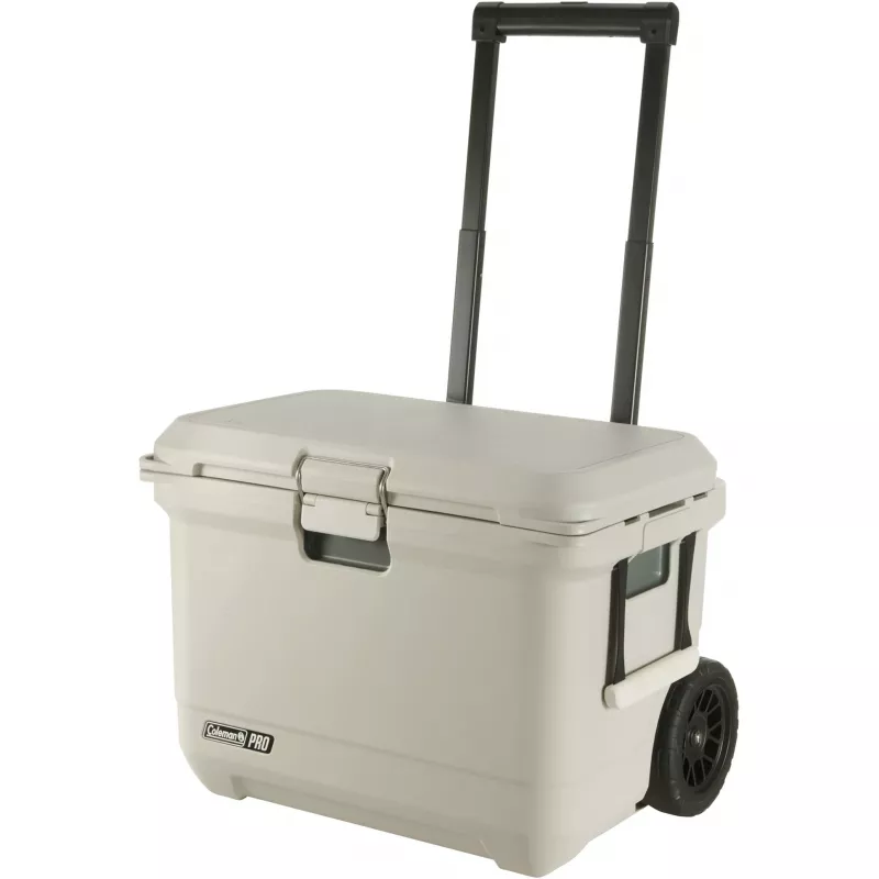 Coleman Pro 55QT Wheeled Cooler Box valkoinen 52L 120h