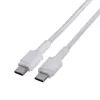 USB-C - USB-C -kaapeli Green Cell KABGC29W 2 m, USB 3.2 Gen 1, 60 W PD, punottu TPE, valkoinen