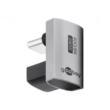 Goobay USB-C-adapteri 180° U-muoto USB4 - uros naaras (74445)