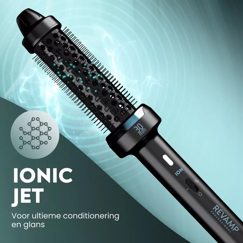 Revamp BR-1300A-EU Hot Brush Ceramic Ionic 30mm – lämmitettävä muotoiluharja hiuksille