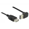 USB-kaapeli DeLOCK 1 m USB 2.0-A - USB 2.0-A musta