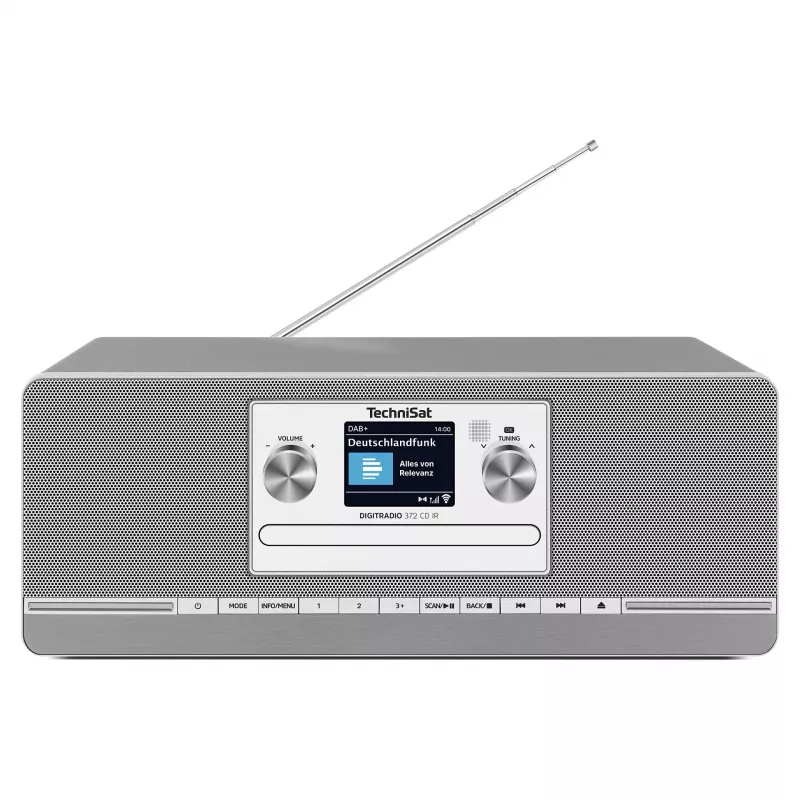 TechniSat DIGITRADIO 372 CD IR internet analoginen & digitaalinen antrasiitti, hopea
