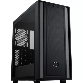 Cooler Master MasterBox 600 Lite PC-kotelo, MIDI-torni, E-ATX, karkaistu lasi - musta