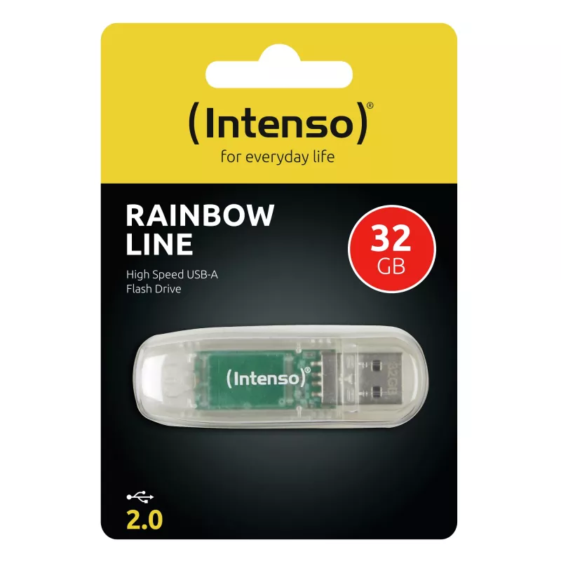 MUISTITIKKU USB2 32GB/LÄPINÄKYVÄ 3502480 INTENSO