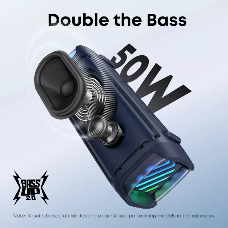 Kannettava Bluetooth-kaiutin Anker Soundcore Boom 3i – 50 W, vedenpitävä, paristokäyttöinen