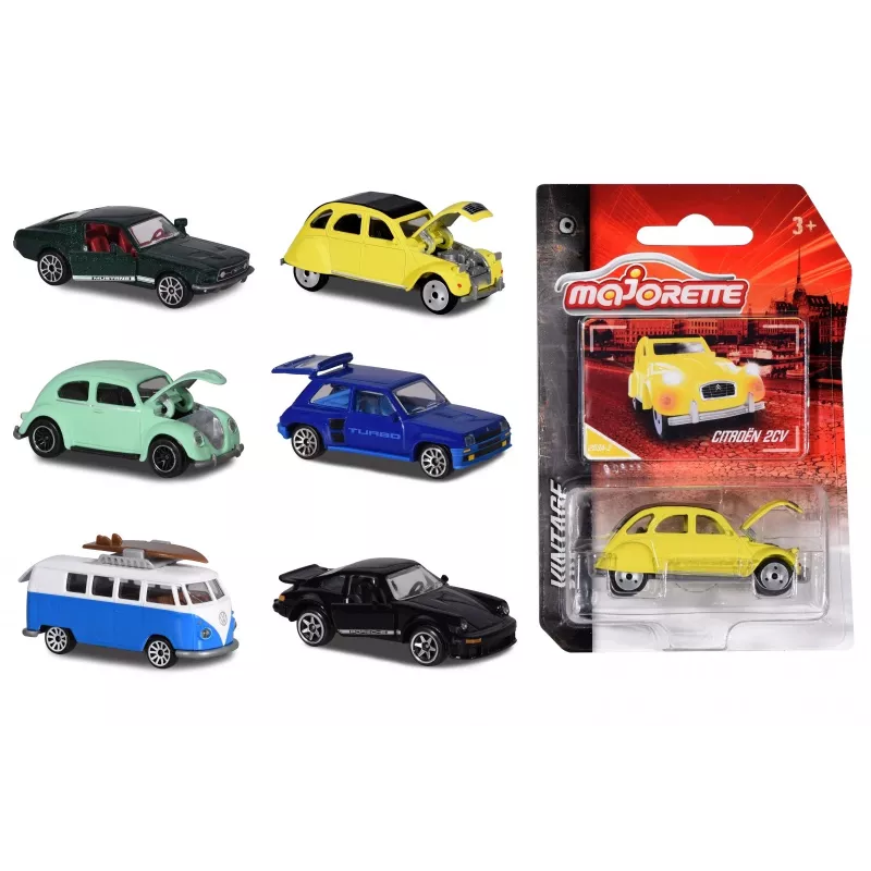 Majorette vintage-leikkiauto, valikoima (6 tyyppiä)