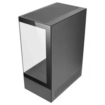 PC-kotelo TACENS Mars Gaming MC-XO Midi Tower musta — ATX/Micro-ATX/Mini-ITX, virtalähde alhaalla, 1×120 mm takatuuletin, tukee näytönohjaimia jopa 328 mm