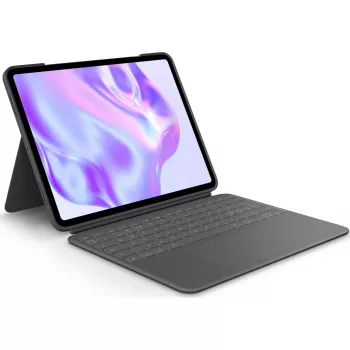 Logitech Combo Touch - näppäimistö ja foliokotelo - kosketuslevyllä - taustavalaistu - Apple Smart connector - QWERTY - pohjoismainen (tanskalainen/suomalainen/norjalainen