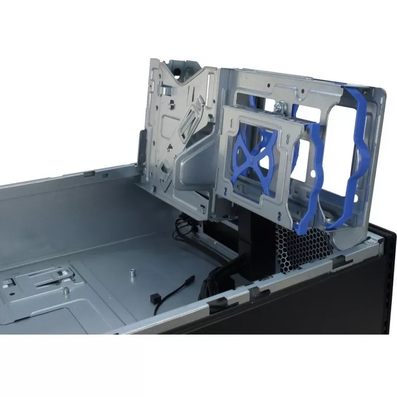 Inter-Tech IT-503 - SFF - Mini-ATX - ei virtalähdettä (TFX12V) - mattamusta - USB/audio (88881270)