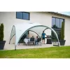 Paviljonki Event Shelter, 4,5 x 4,5 m (vaaleanharmaa/harmaa)