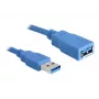 USB-kaapeli DeLOCK USB 3.0-A uros/naaras - 2 m