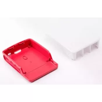 ALLNET Raspberry Pi 4 -tarvike - virallinen kotelo punainen/valkoinen mallille 4