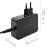 GaN-virtalähde QOLTEC 52387 90W 1x USB-C 5-20V