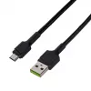 USB 2.0 -kaapeli Green Cell KABGC23, USB A - Micro-USB B, 0,3 m, musta