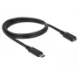 USB-kaapeli DeLOCK 85533 USB 3.2 Gen 1 1 m USB-C musta
