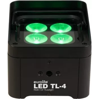LED-pesuvalo EUROLITE TL-4 QCL RGB+UV — 4-in-1 RGB+UV-LEDit lava- ja tapahtumavalaistukseen
